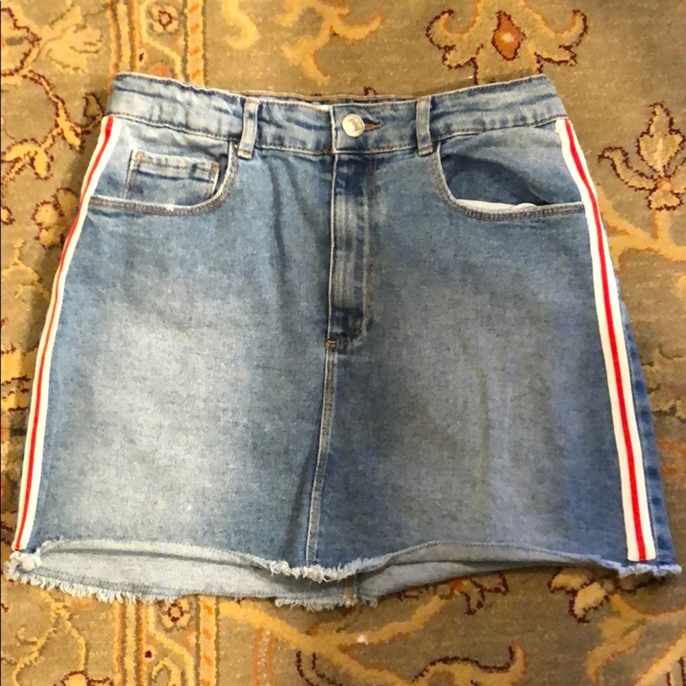 Girls’ Zara Light Blue Denim Skirt